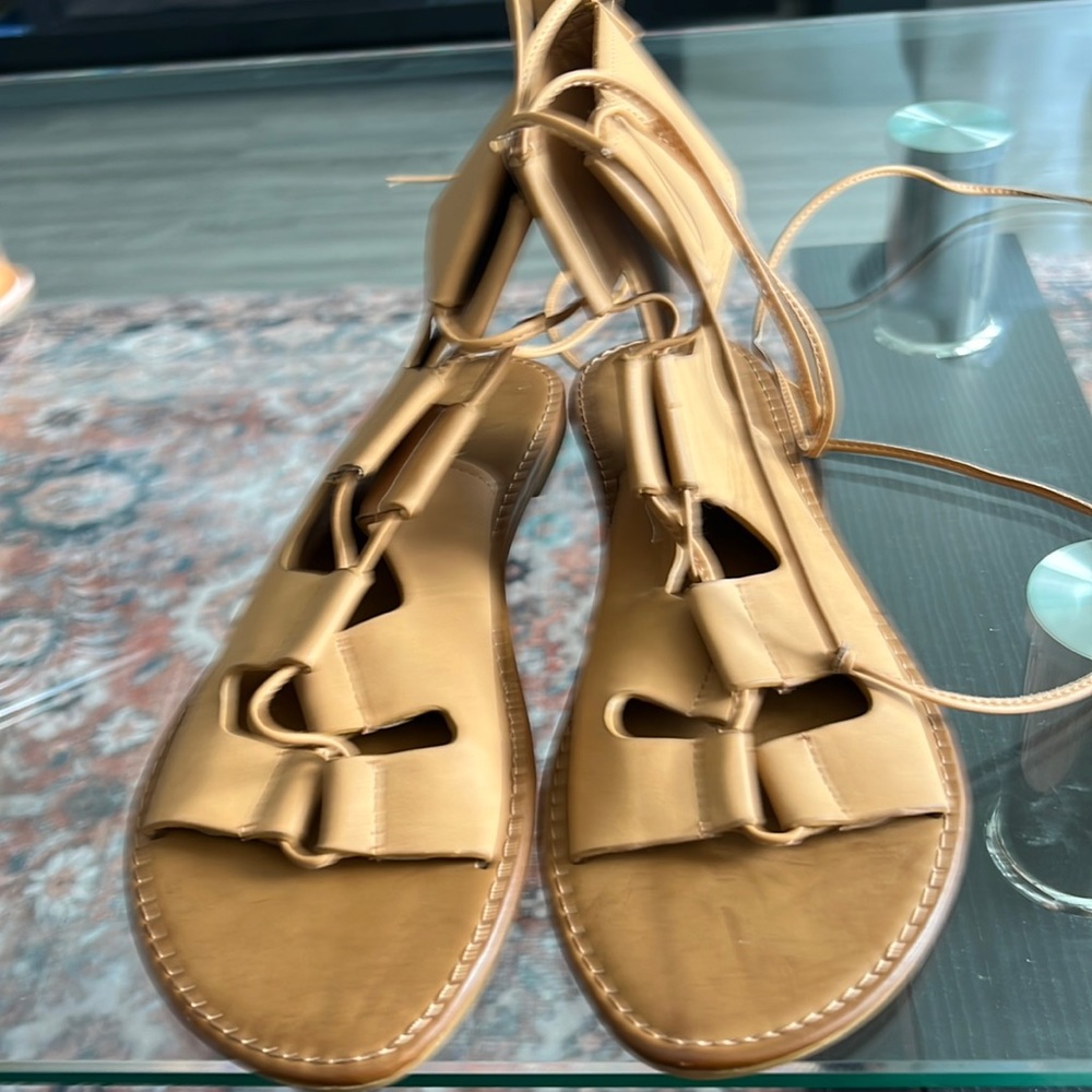 Altar’d State new sandal. Tan color size 10